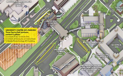 University Parking Map