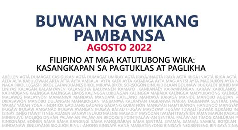 Buwan Ng Wika 2022 Theme Buwan Ng Wikang Pambansa Youtube | Porn Sex ...