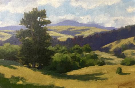 Rolling Hills Painting at PaintingValley.com | Explore collection of ...