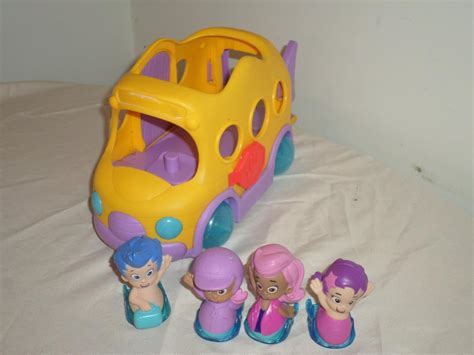 Nickelodeon Bubble Guppies School Bus Oona Molly Gil Lot | #1814300336