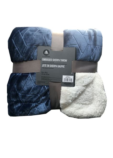 EMBOSSED SHERPA THROW | Walmart Canada