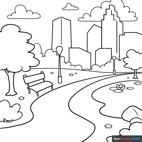 Playground Coloring Page