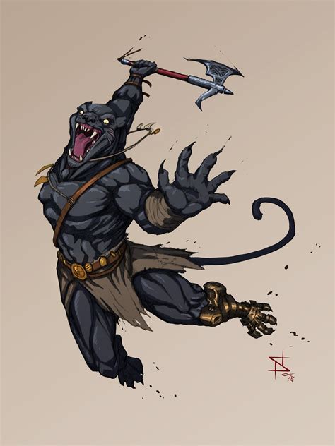 [ART] Tabaxi Barbarian : r/DnD