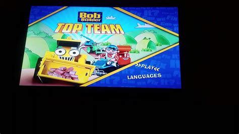 Bob the Builder Top Team DVD Menu - YouTube