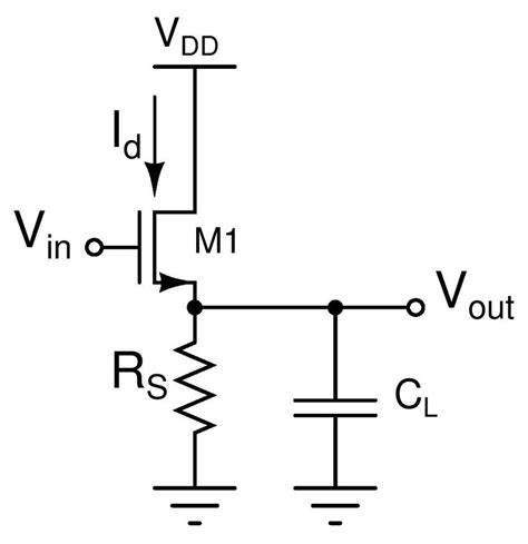 Common Drain Amplifier Circuit Diagram