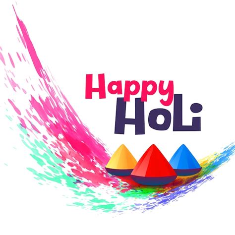 Free Vector | Happy holi greeting design background