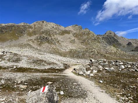 Hiking Trails or Mountaineering Routes of the Silvretta Alps Mountain ...