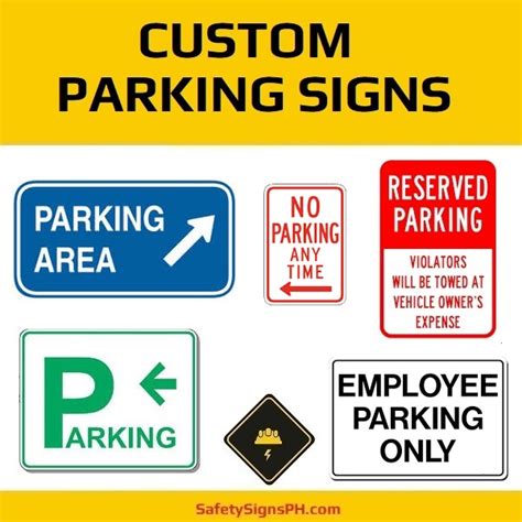 Custom Parking Signs - SafetySignsPH.com Philippines