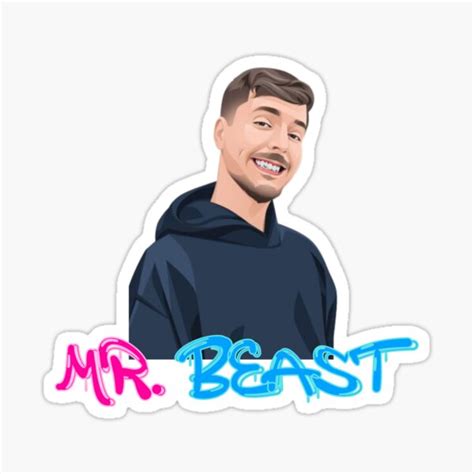 Mrbeast Logo Stickers | Redbubble