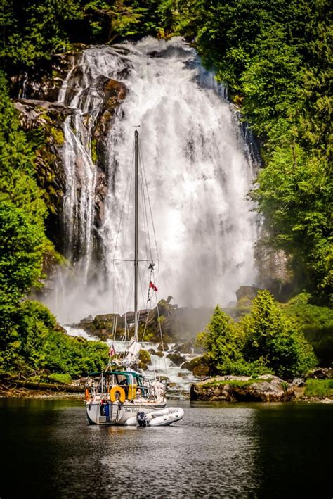 The Chatterbox Falls in the Princess Louisa Inlet