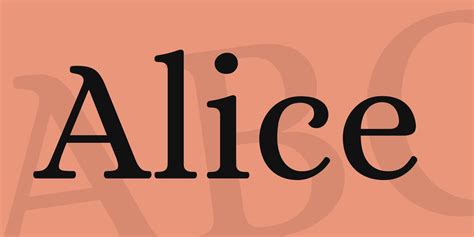 Alice Font - Download Fonts