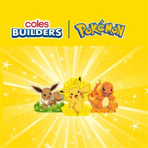 Coles Pokemon Builders Figures Collect cards 2024 Pick Choose Full Set ...