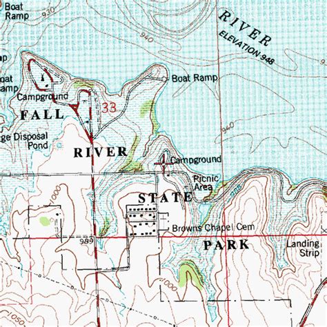 Fall River State Park Gobbler's Knob Campground, KS