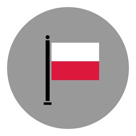 Premium Vector | Poland flag official colors and proportion correctly national poland flag flat ...