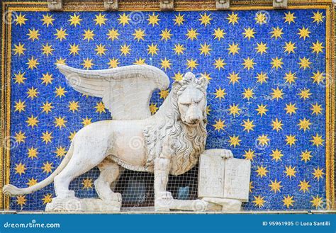A Statue of the Winged Lion Symbol of Venice Stock Image - Image of stone, architecture: 95961905