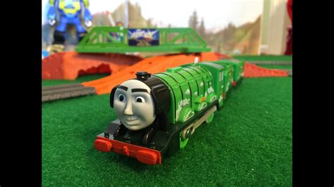 The Flying Scotsman from the Great Race Unboxed and Review - Thomas and Friends Trackmaster ...