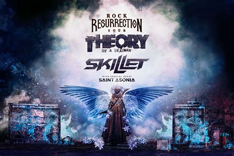 SKILLET And THEORY OF A DEADMAN Announce Fall 2023 Leg Of 'Rock Resurrection' Tour With SAINT ASONIA