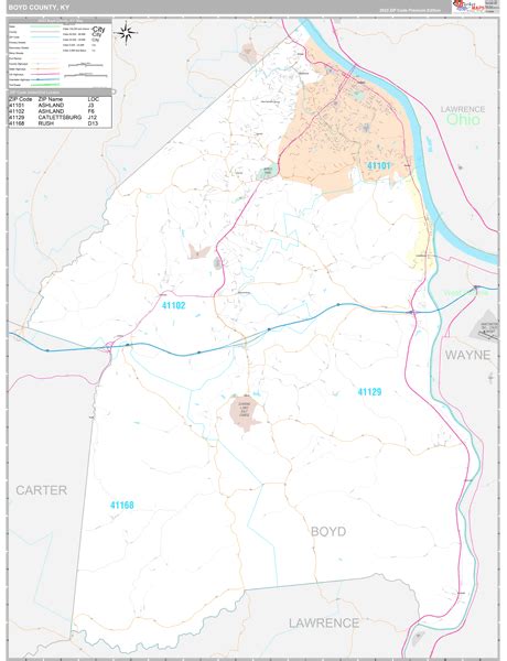 Boyd County, KY Maps