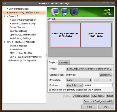 Question on nvidia-settings : r/linuxquestions