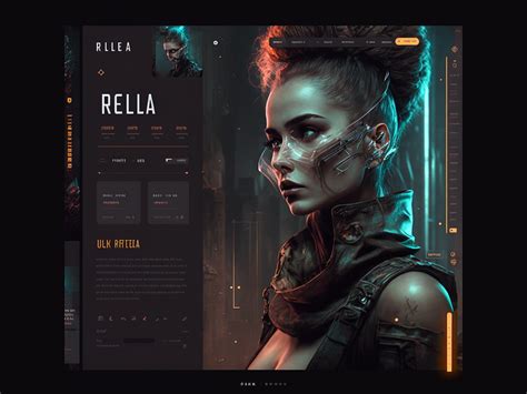 CYBERPUNK UI DESIGN by Ali Said Founder @ Temporal on Dribbble