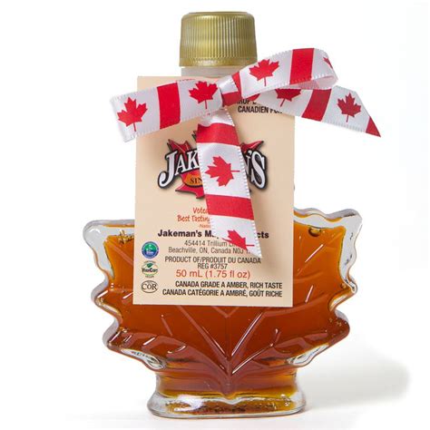 Maple Syrup Canada Grade A Amber 50ml - Jakeman's