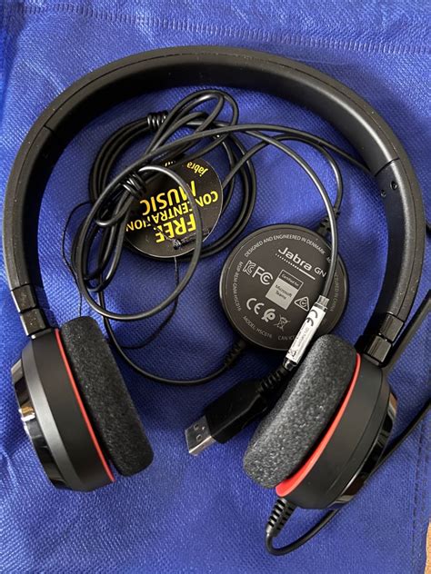 Jabra Evolve 20 MS Stereo Noise Cancelling Headset, Audio, Headphones & Headsets on Carousell