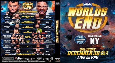 AEW Worlds End 2023 BD cover by carrascoed1616 on DeviantArt