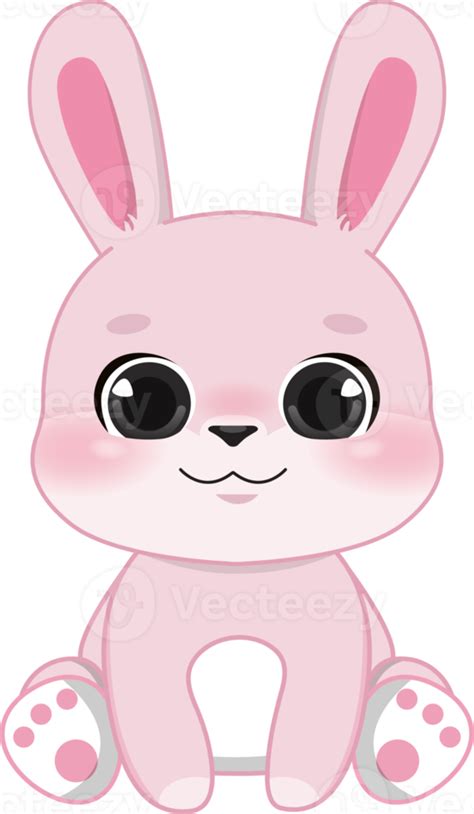 Pink Rabbit Cartoon Character 19840868 PNG