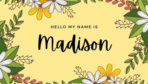 Free Online Name Tags Maker: Design a Custom Name Tag - Canva