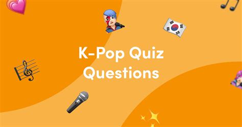 50 K-Pop Quiz Questions and Answers - Kwizzbit