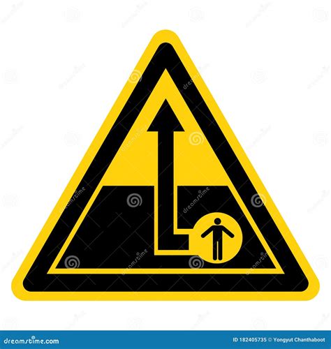 Warning Confined Space Symbol Sign, Vector Illustration, Isolate on White Background Label ...