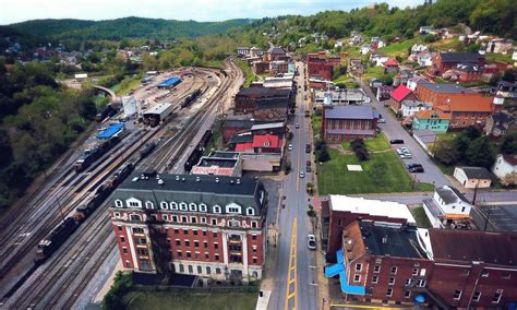 Downtown Grafton is still an active coal town full of historic ...