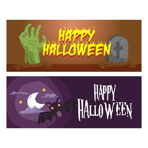 Full Page Halloween Banners - 15 Free PDF Printables | Printablee