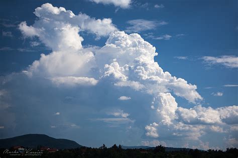 Types of convective clouds - from fair-weather clouds to thunderstorms