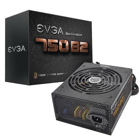 EVGA SuperNOVA 750 B2 750W Modular 80+ Bronze PSU - 110-B2-0750-V3 ...