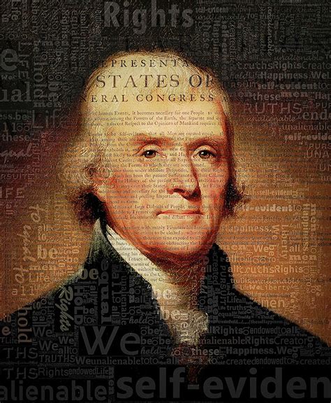 Thomas Jefferson Declaration Of Independence Mixed Media by Dan Sproul - Fine Art America