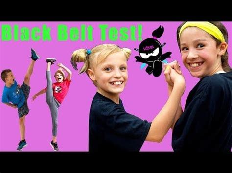 Paxton and Payton Test for Black Belt! Ninja Kidz | Black belt, Skits, Barbie sisters