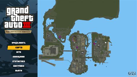 HD Satellite Map for GTA 3 Definitive Edition