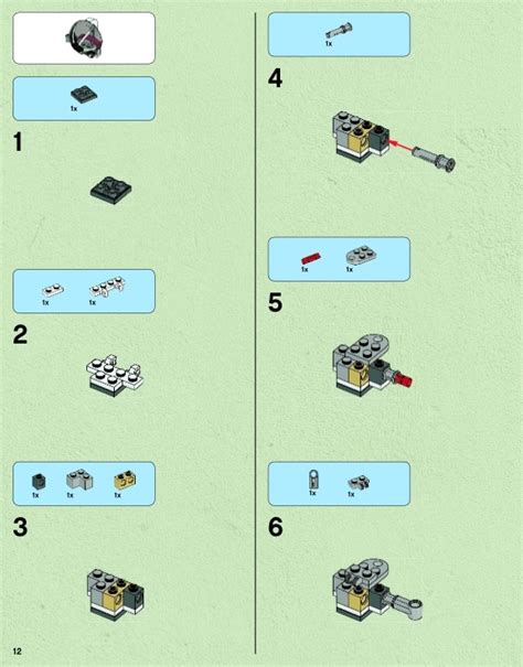 LEGO 75021 Republic Gunship Instructions, Star Wars Episode 2