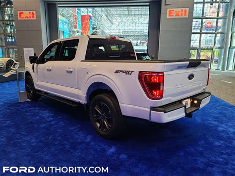 2022 Ford F-150 XLT Sport In Oxford White: Live Photo Gallery.