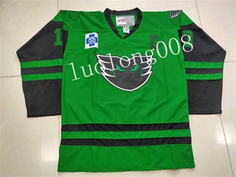 2020 Vintage Lehigh Valley Phantoms St. Patrick'S #13 Colin McDonald Hockey Jersey Embroidery ...