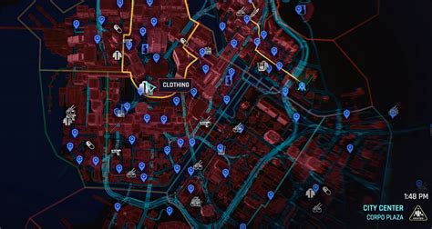 Clothing Vendor Locations | Cyberpunk 2077