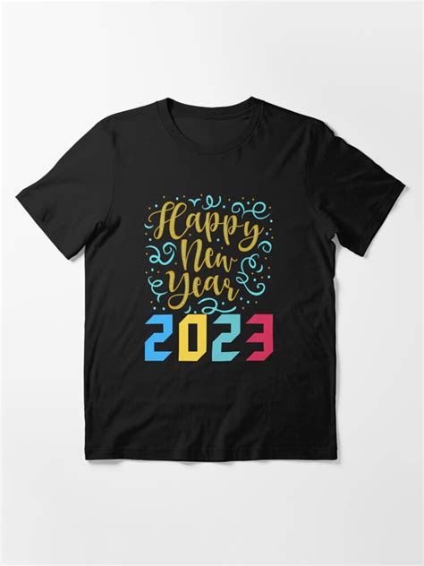 "Happy New Year 2023" T-shirt for Sale by quamrul | Redbubble | happy new year t-shirts - 2023 t ...