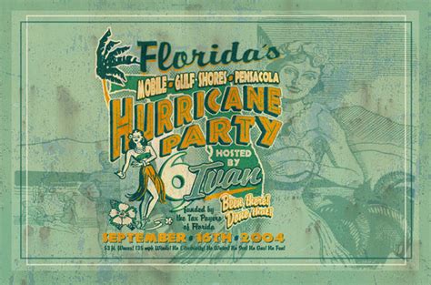 Retro Florida Hurricane Party Tee by GregoryDampier on DeviantArt