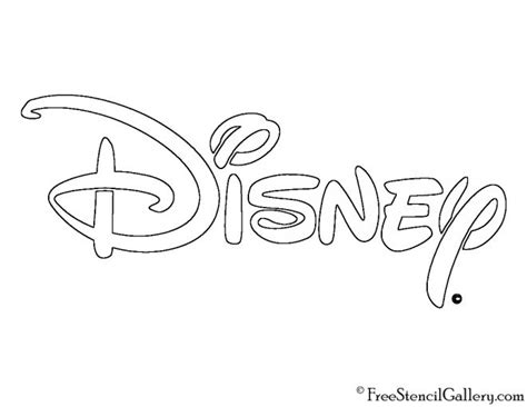 Disney Logo Stencil | Free Stencil Gallery