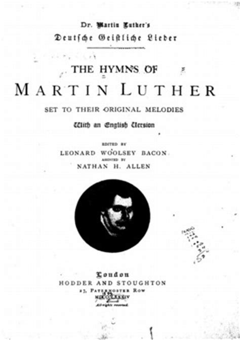 The Hymns of Martin Luther | Online Library of Liberty