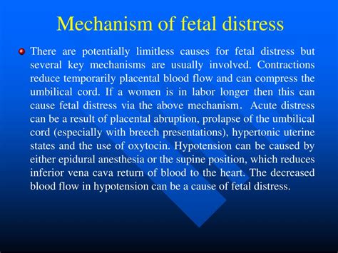 PPT - Fetal distress PowerPoint Presentation, free download - ID:270750