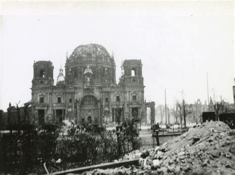 Bomb damage to the Berlin Cathedral in Germany in April 1945 | The ...