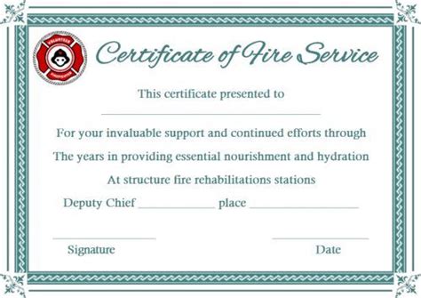 Fire Safety Certificate: 10+ Safety Certificate Templates - Template ...