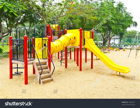 Children Playground Park Stock Photo (Edit Now) 75028471